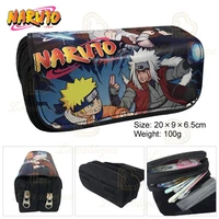 naruto pencil case anime cosmetic bag cartoon printing pencil holder stationery bag children back to school gifts boys pen bag