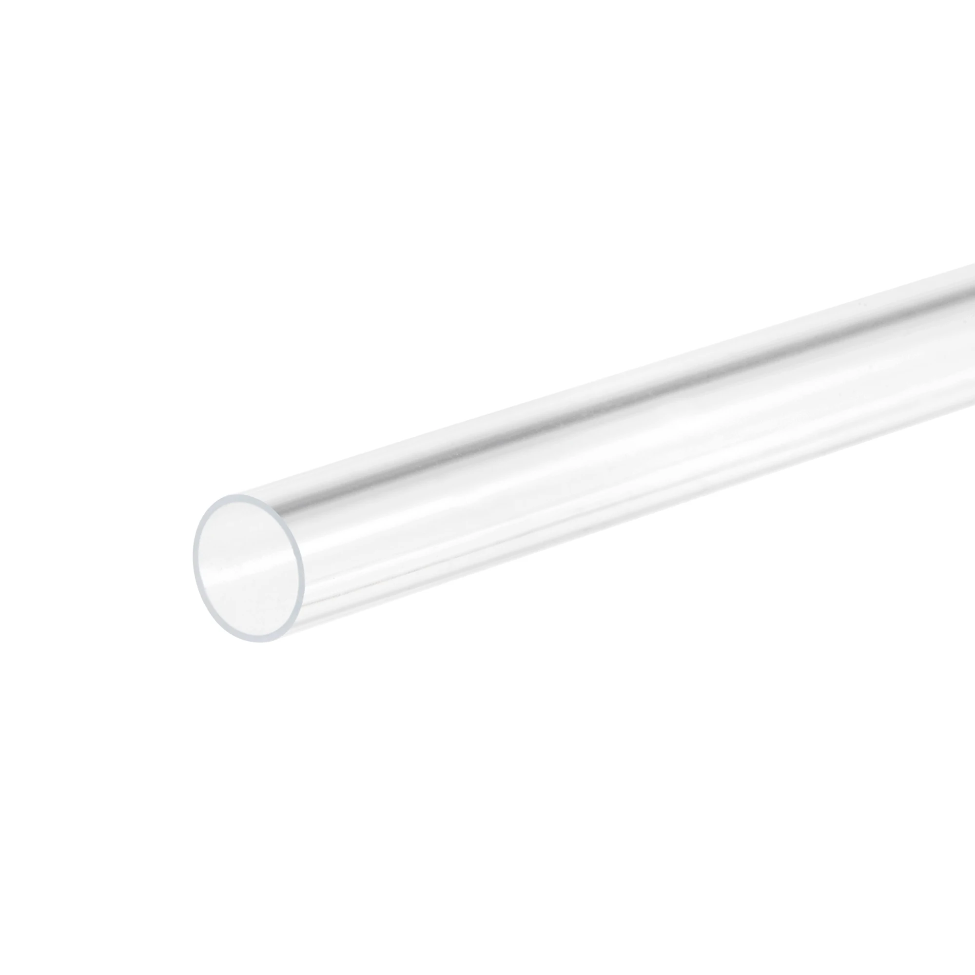 

uxcell Clear Round Rigid PC Tube 12" Length 0.2" IDx0.23" OD for Lamps and Lanterns,Water Pipe, Pack of 2