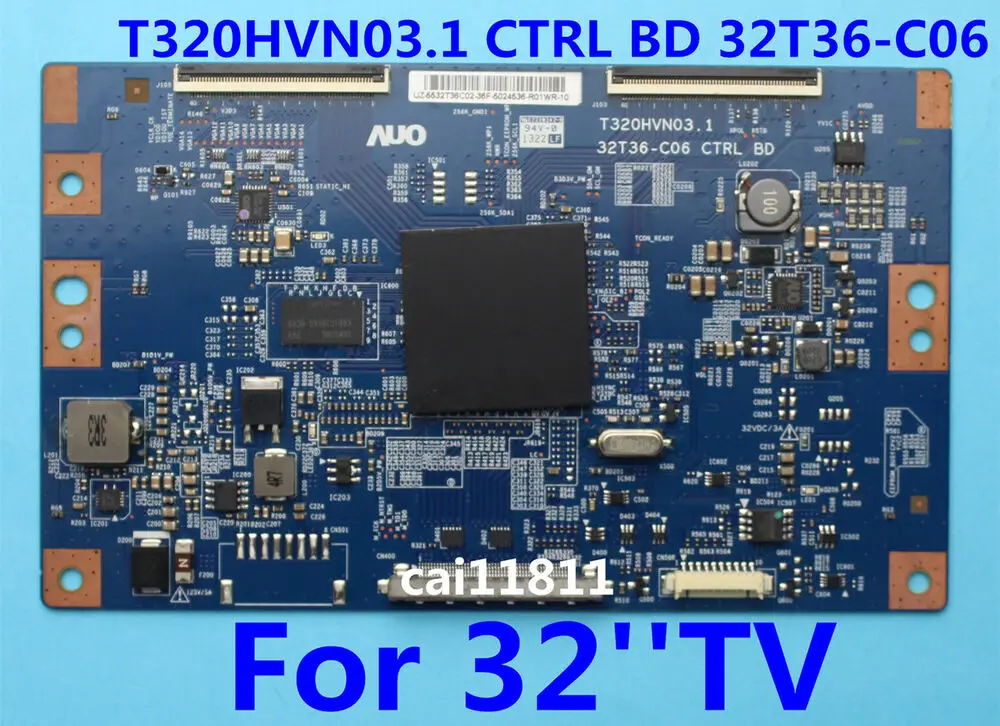 

For AUO T-Con Board T320HVN03.1 CTRL BD 32T36-C06 T320HVN03.1 32T36-C06
