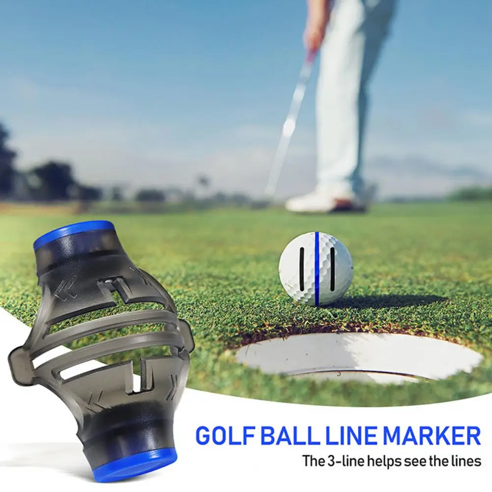 

Sustainable Golf Ball Marker Golf Ball Marker Professional Golf Line Marker Set With 360-degree Scribing Clip Blue/red Drawer