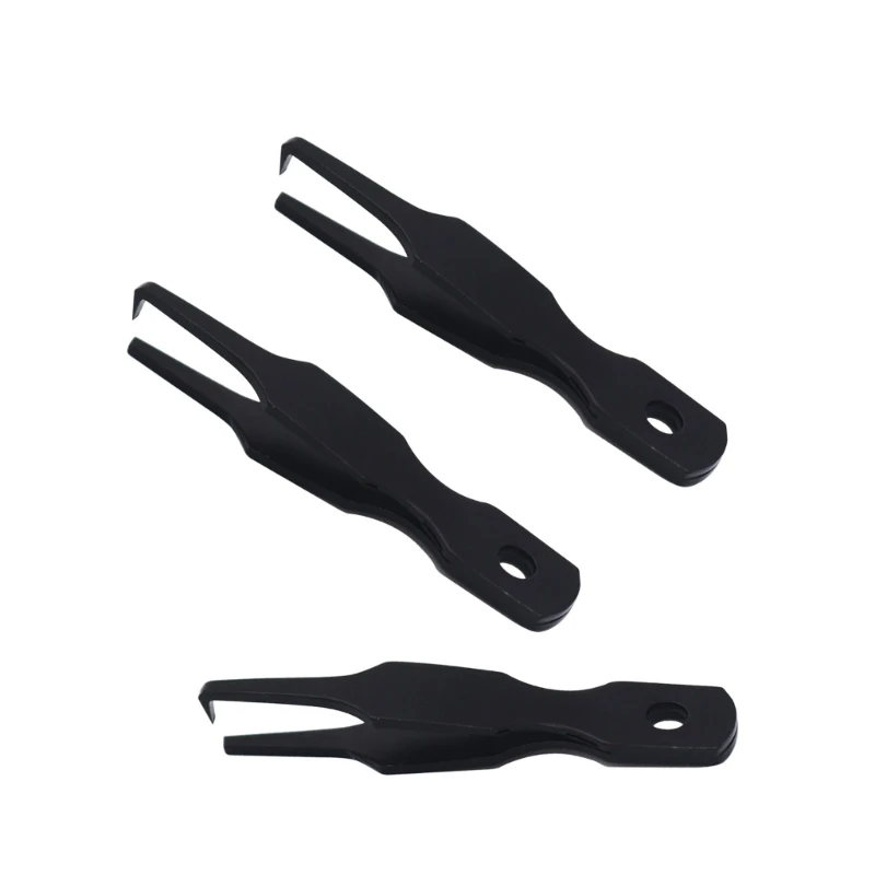 Пинцет для лески плоскогубцы с двойным отверстием инструмент открывания