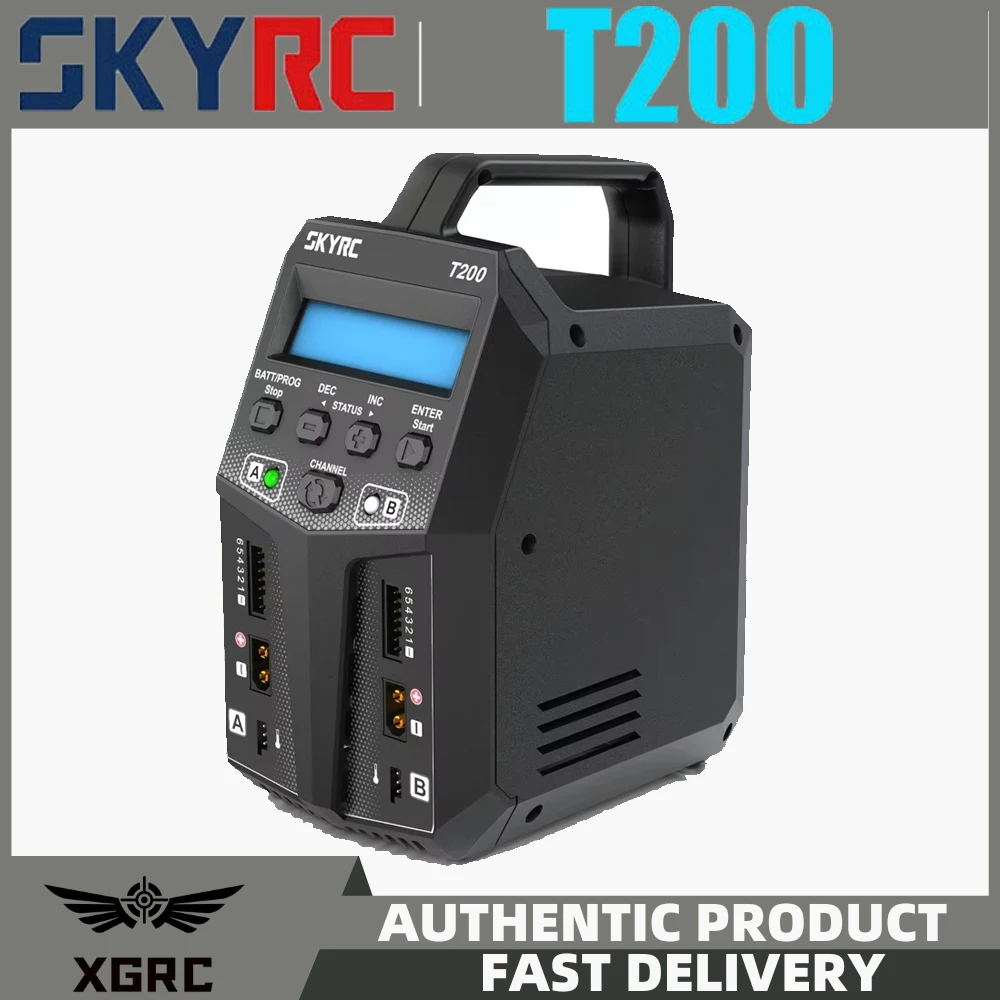 SKYRC T200 AC/DC Lipo Battery Dual Balance Charger Разрядник для Traxass RC Автомобильное зарядное