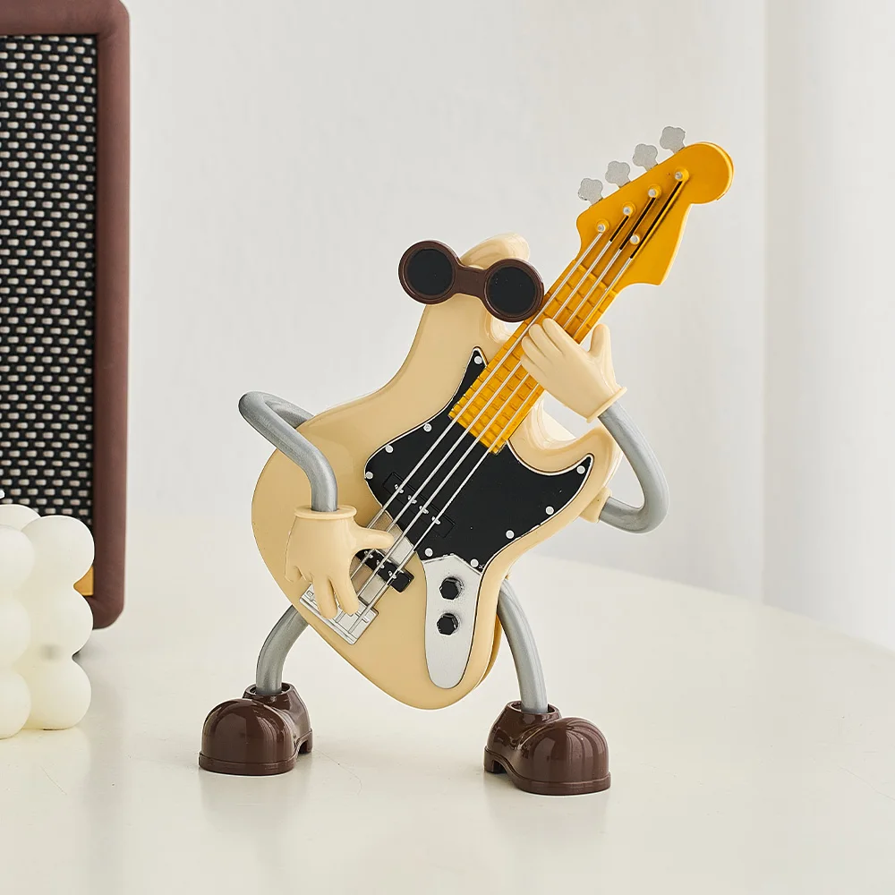

Simple Room Decor Accessories Creative Funny Musical Instrument Kawaii Decoration Home Sculptures and Figurines Birthday Gift