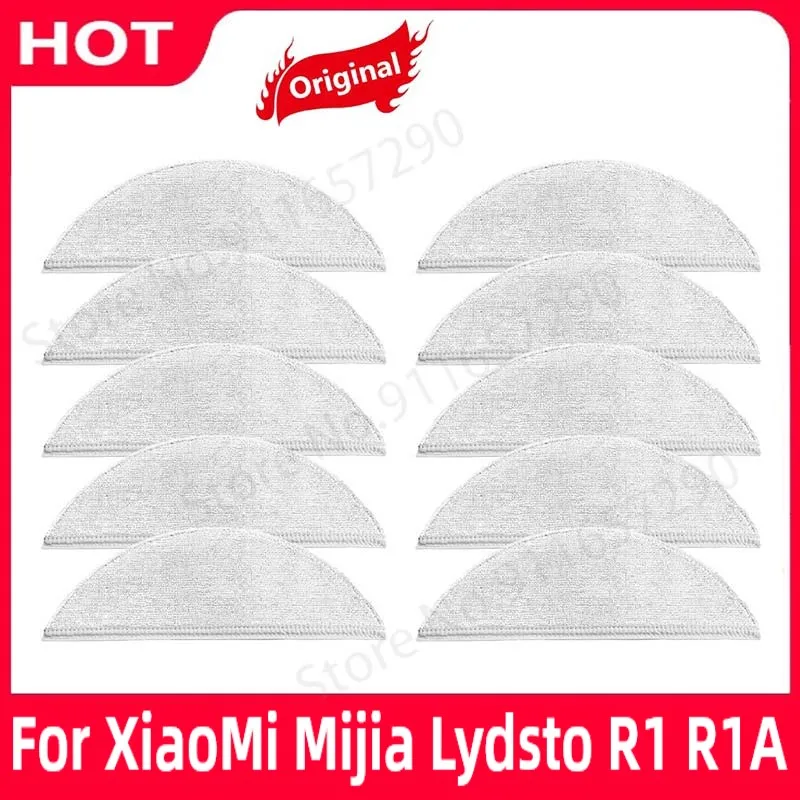 

New For XiaoMi Mijia Lydsto R1 R1A Mop Cloths Spare Parts Robot Vacuum Cleaner Mop Pad Accessories