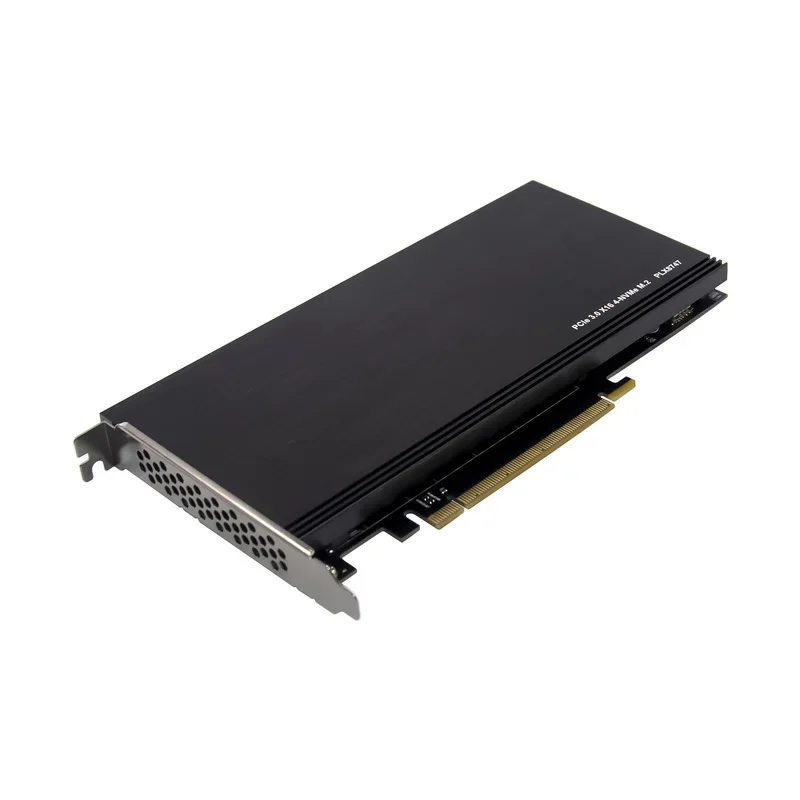 PCIe X16 4-портовый адаптер M.2 NVMe SSD Чип PEX8747 128 Гбит/с Высокоскоростной для майнинга RAID
