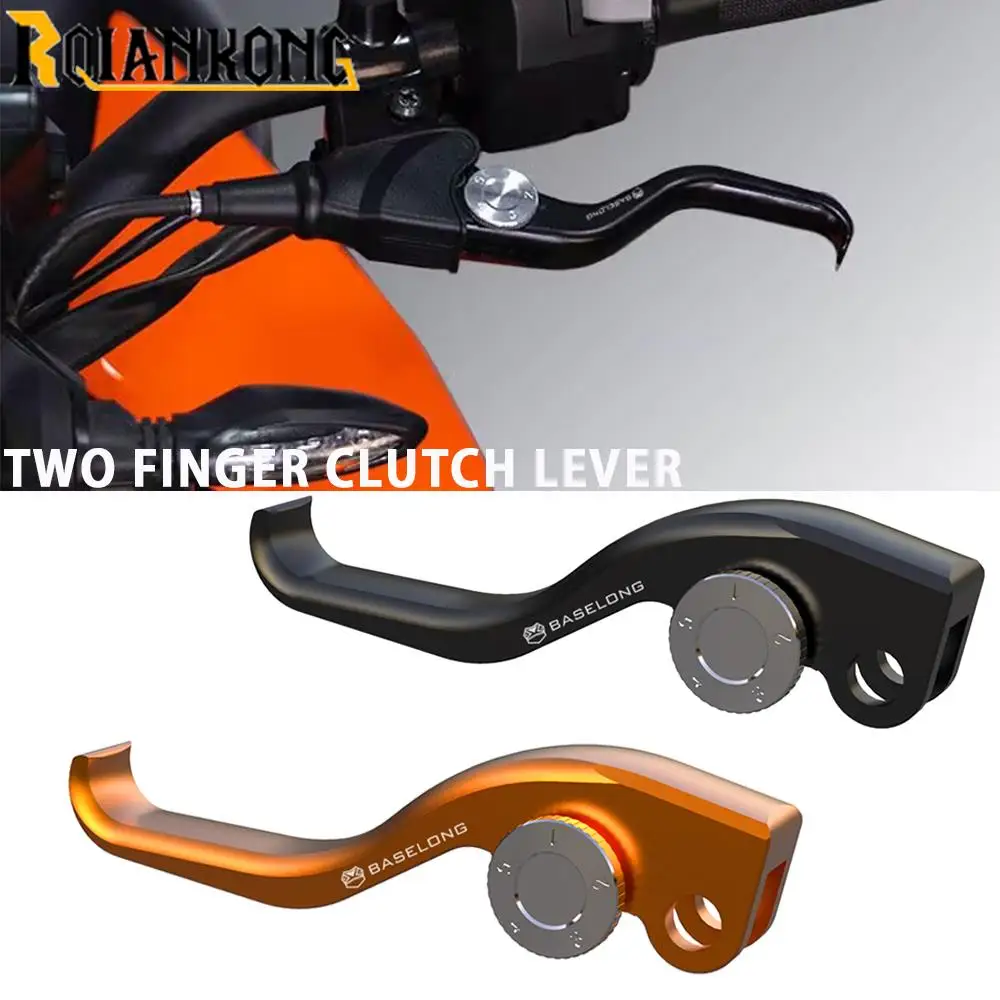

RC 390 2022 2023 Motorcycle Accessories Two Finger 20% force reduction Clutch Levers For RC390 RC 390 2017 2018 2019 2020 2021