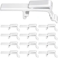 6pcs valance clip vertical blinds dust cover holder bracket for 1 12 or 1 916 head rails across the top
