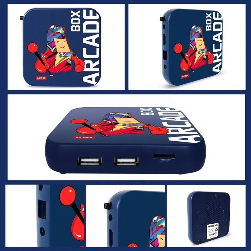Arcade Box Portable Video Game Console for PSP/PS1/Naomi Classic Retro 33000/40000/50000 Games Super 4K HD TV Projector Monitor