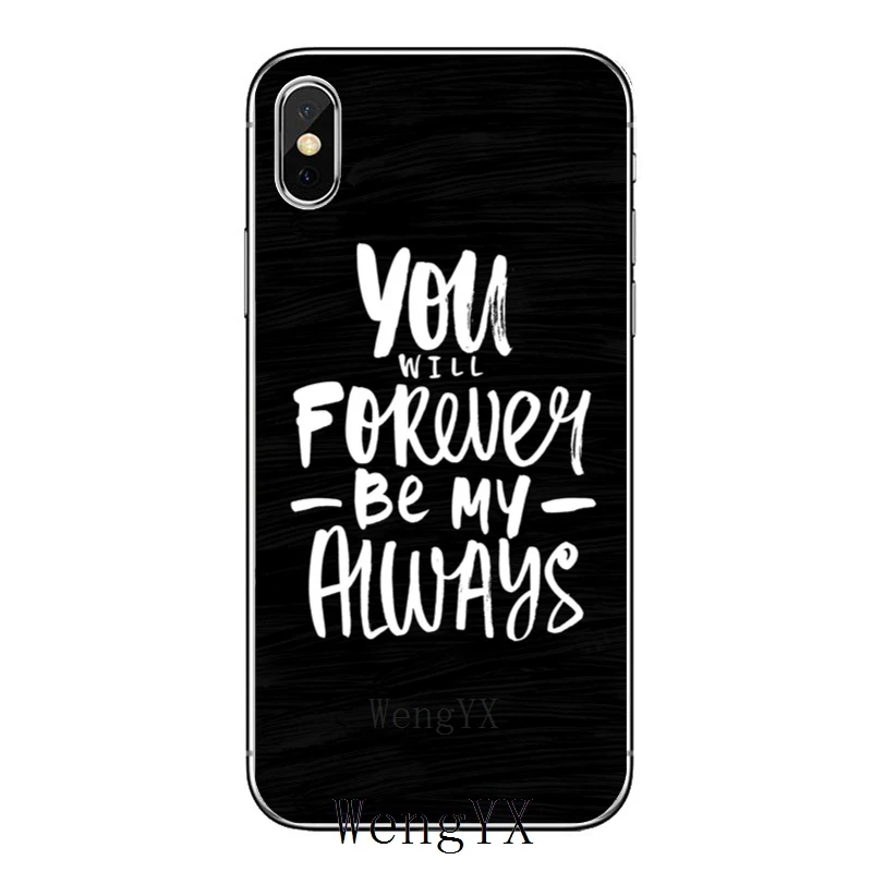 Мягкий чехол для телефона iPhone 13 12 11 Pro Mini XS Max XR X 8 7 Plus 6 6S 5 ярдов SE 2020 с надписью