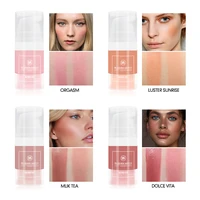 4 colors liquid peach blush palette matte cosmetics repair matte face contour face cheek blusher cream korean makeup