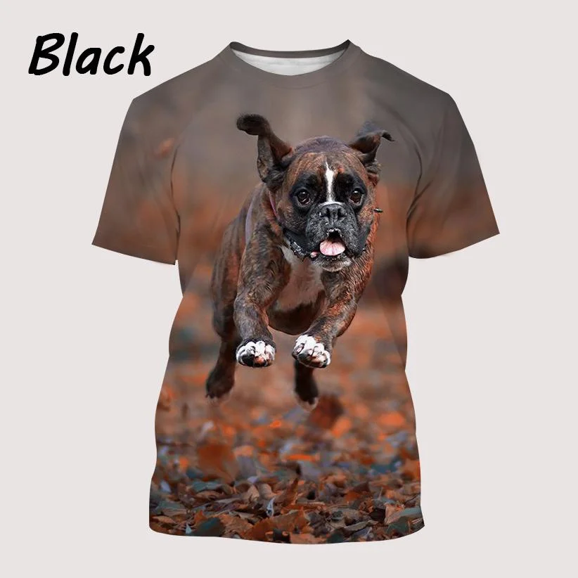 

Футболка мужская с коротким рукавом и 3D-принтом собаки