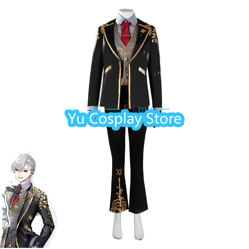 Костюм для косплея Vtuber Kuzuha Модный женский костюм пальто рубашка жилет брюки
