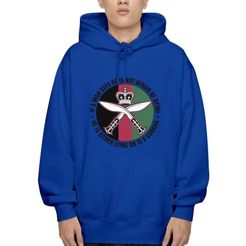 

Толстовка с капюшоном, 100% хлопок, теплая верхняя одежда с принтом, верхняя одежда Gurkha, армейская ЦИТАТА О Сэм мэкшоу