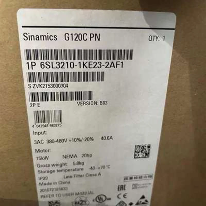 

6SL3210-1KE23-2AF1 Brand new original, on-site photos taken, one-year warranty