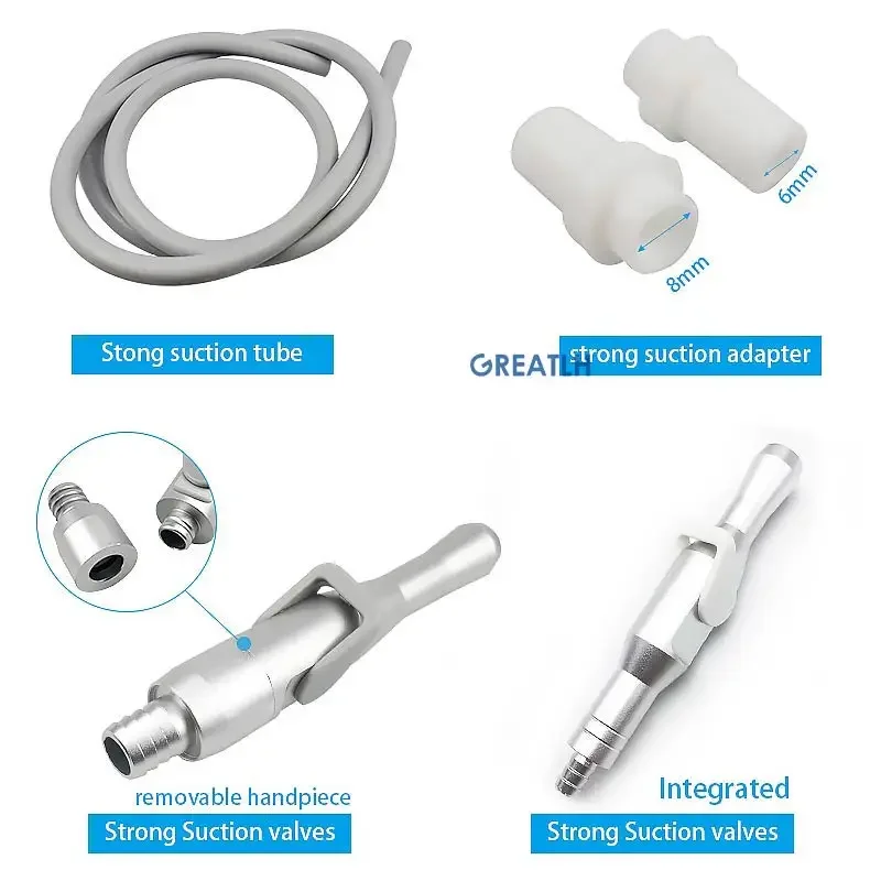 Стоматологическая слюна эжектор всасывающие клапаны SE/HVE наконечник адаптер