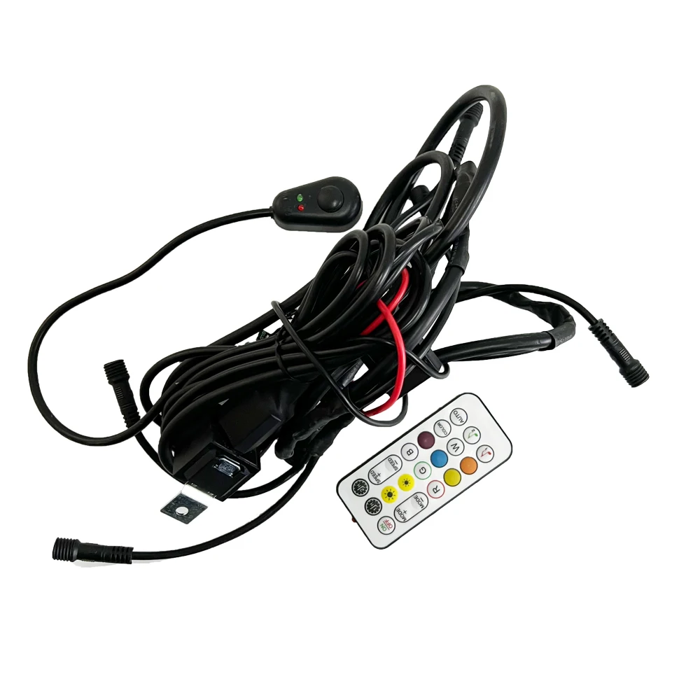 

car Decorative LED car parts exterior decorative 12V LED fiber ambient light decorate atmosphere For Jeep JK