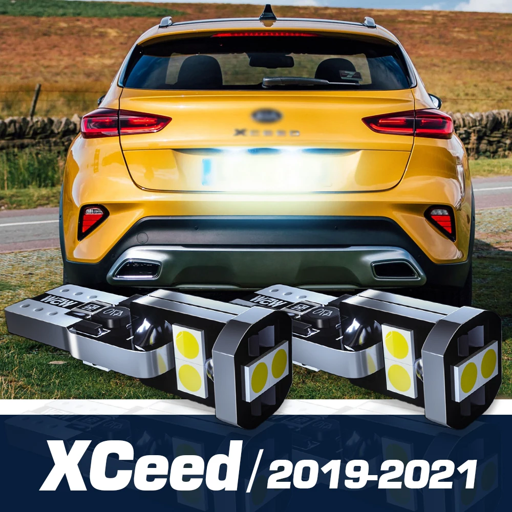 

2pcs LED License Plate Light Canbus Accessories For Kia XCeed 2019 2020 2021