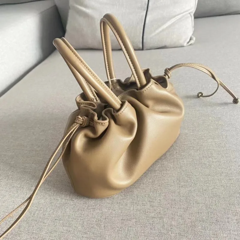 Сумка-хобо UKF женская однотонная дизайнерский саквояж с верхней ручкой сумочка