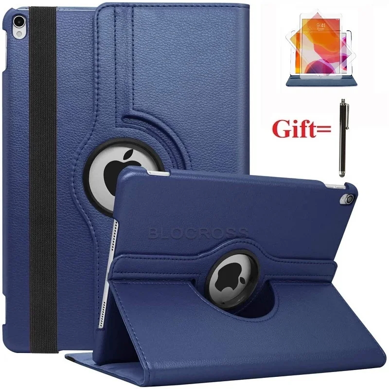 

Новый чехол для iPad 2017 9,7 iPad Air 2 Чехол из искусственной кожи вращающаяся на 360 градусов подставка смарт-чехол с автоматическим переходом в спя...