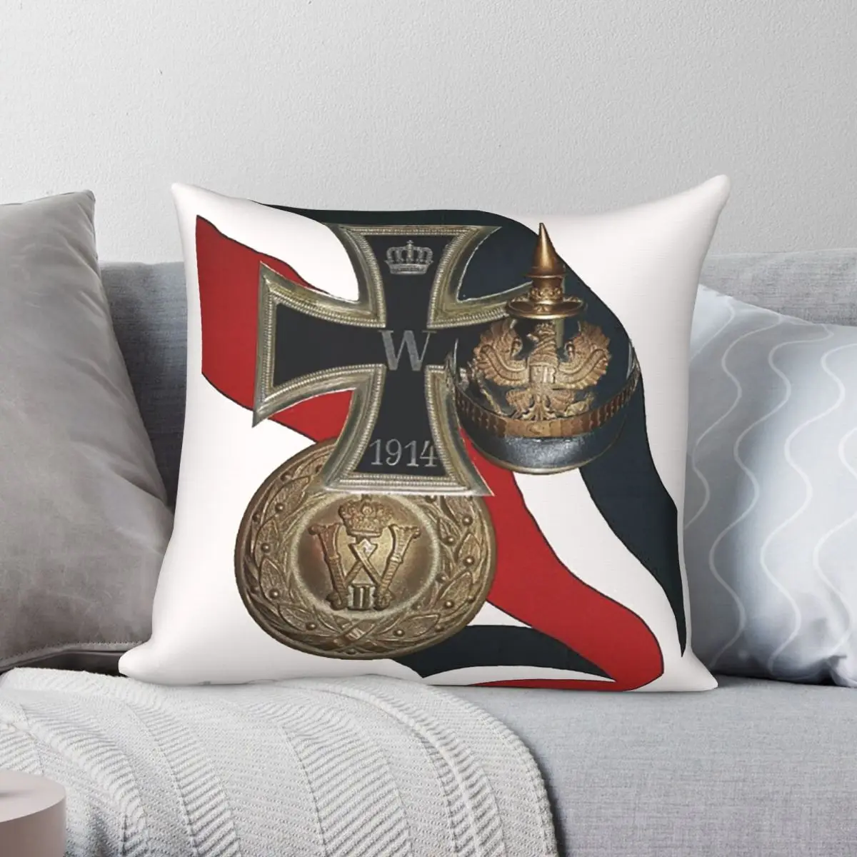 

Наволочка «Первая мировая война» из полиэстера и льна