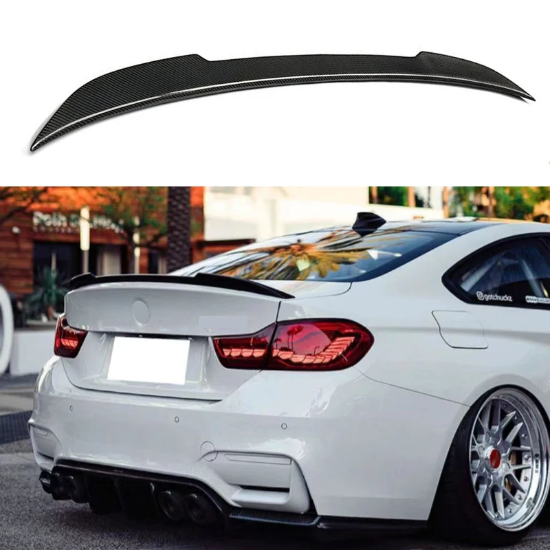 Задний спойлер из углеродного волокна в стиле CS для BMW F36 4 серии 2-дверного седана