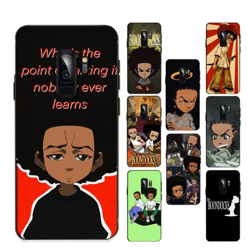 

The Boondocks Phone Case for Samsung S20 lite S21 S10 S9 plus for Redmi Note8 9pro for Huawei Y6 cover