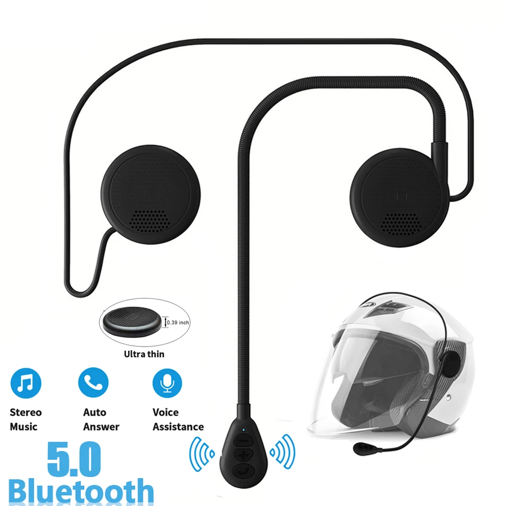

Bluetooth-гарнитура мотоциклетная ультратонкая с поддержкой Bluetooth 5,0