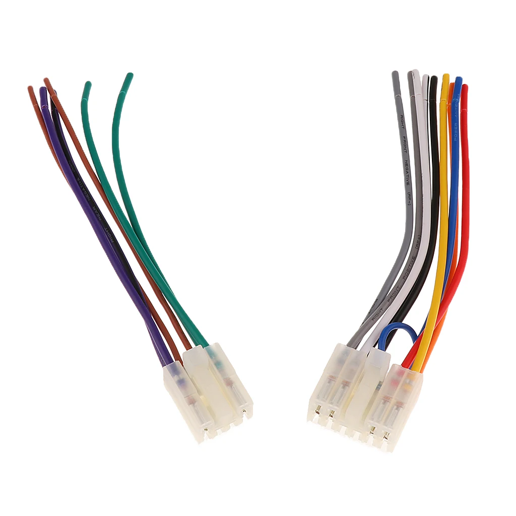 1 комплект 10-контактный + 6-контактный автомобильный стерео радио/CD/DVD-плеер разъем