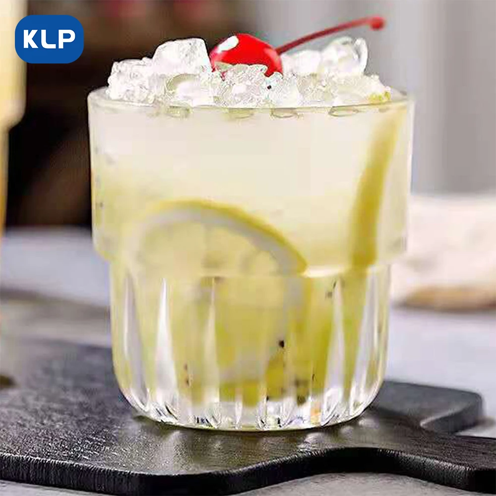 KLP Стеклянная Кофейная Чашка Простая Однотонная Для Молока Завтрака Домашнего