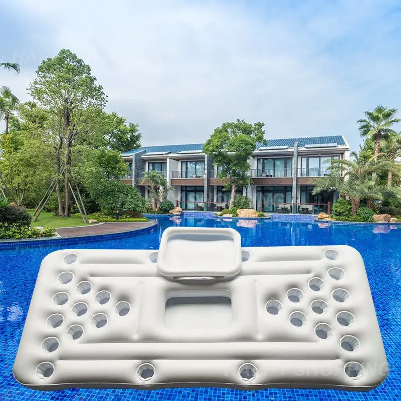 

Надувной стол для пива и понга, 28 чашек