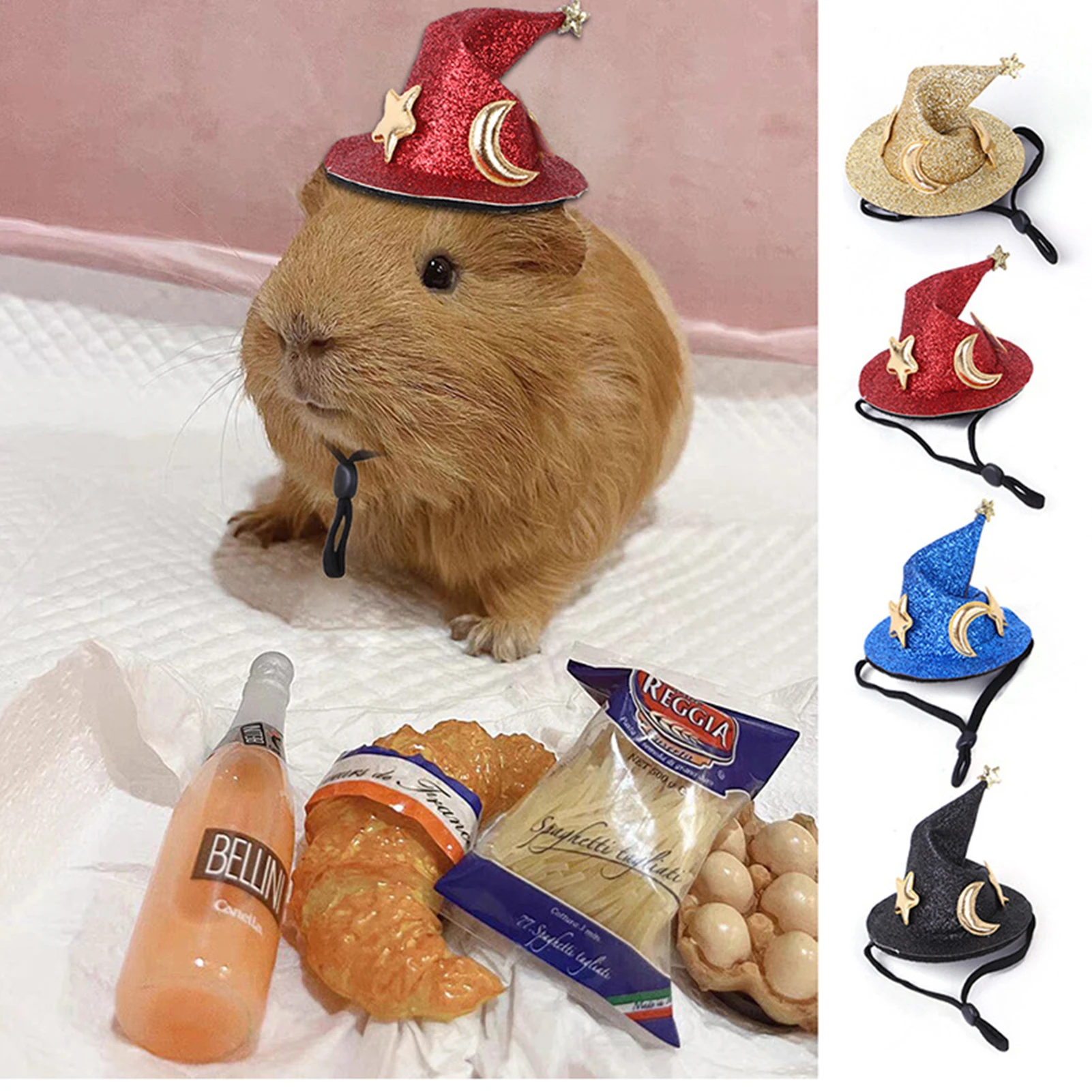 Hamster Hat Guinea Pig Pet Cute Small Animal Outfit Suit Cosplay For R ats Chinchilla Ferret Hedgehogs