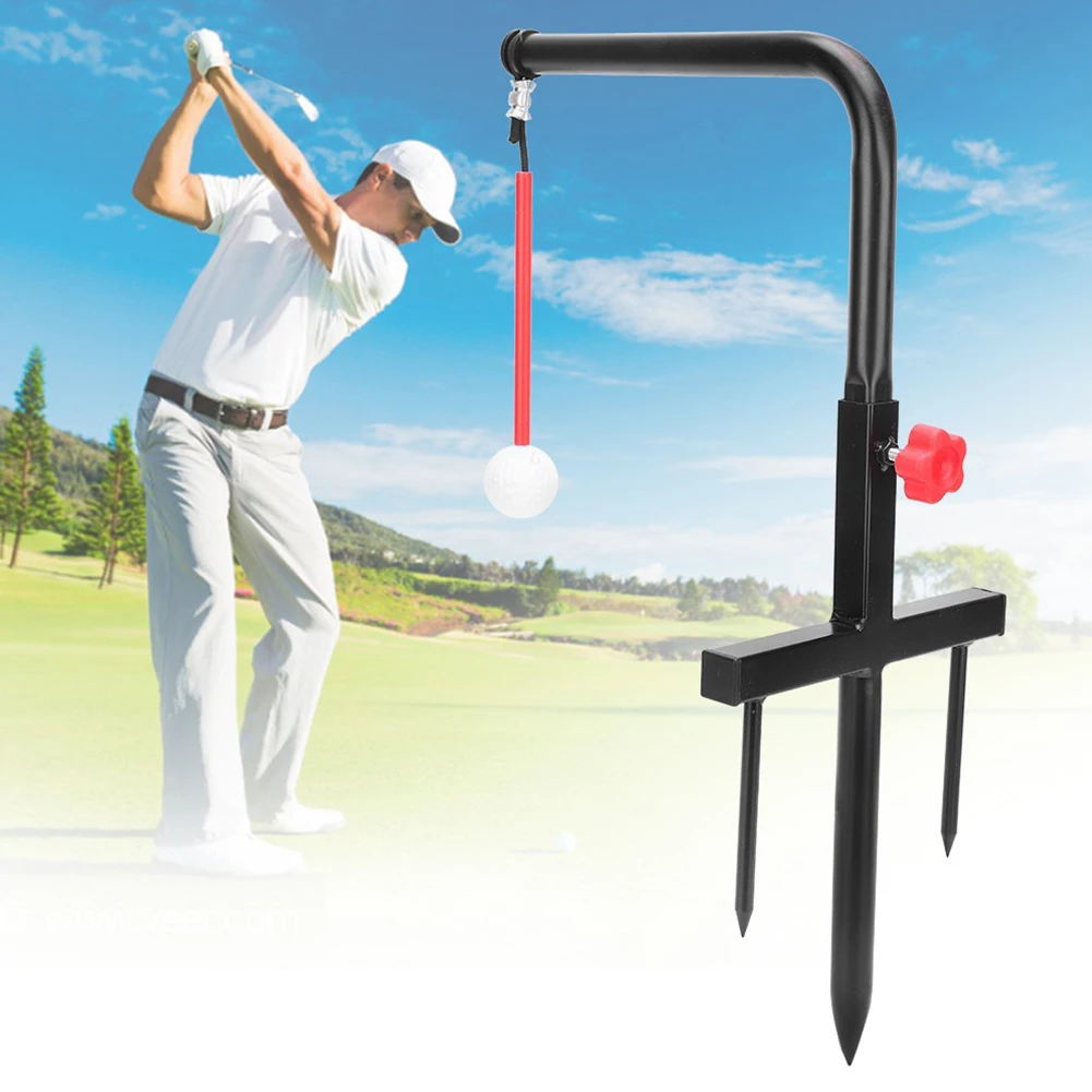 

Home Professional Golf Swing Trainer Office Training Aid For Beginner Easy Install Outdoor Practice Yard Foldable Correction