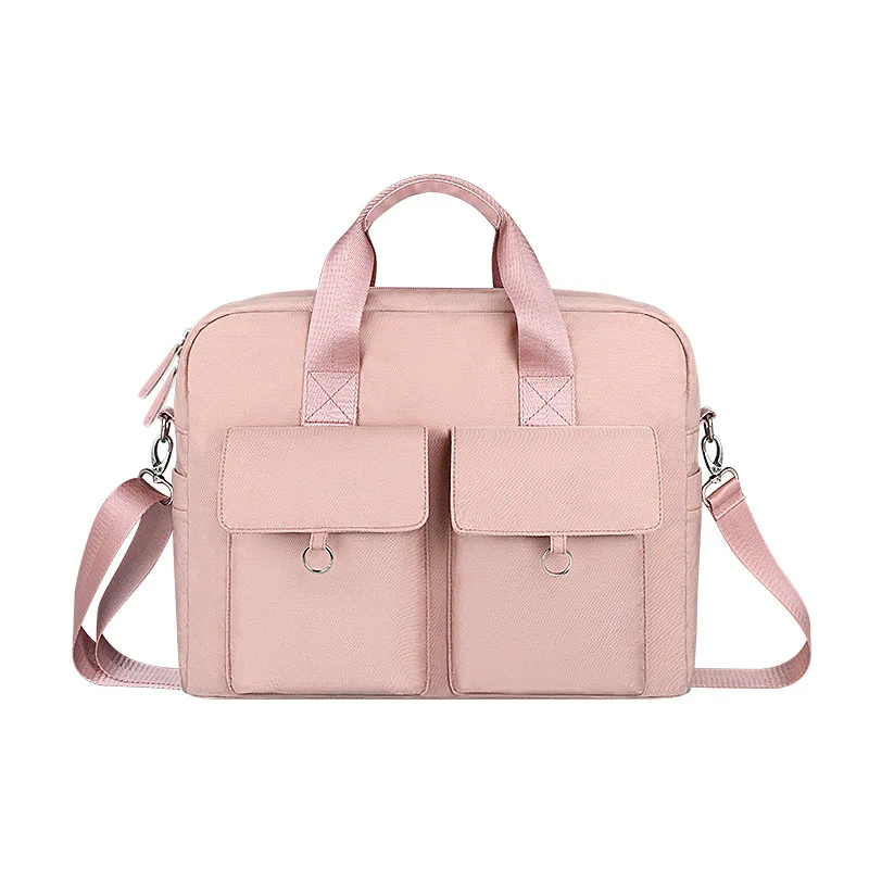

Сумка на плечо для ноутбука, женская розовая сумка, портфель, сумка 13,3 15,6 14,1, чехол для ноутбука, чехол для Macbook Xiaomi Air Pro HP 13 15