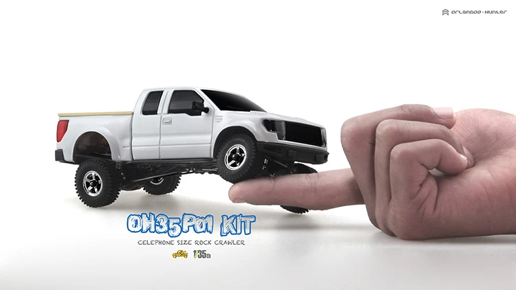 Радиоуправляемый гусеничный пикап Orlandoo Hunter Raptor для Ford P01 F150 Сборная модель 1/35