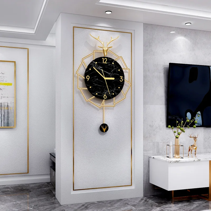 

Wall Home Decor Living Room Decorative Clock Wall Clock Living Room Decoration Household Fashion Modern Simplicity Clocks