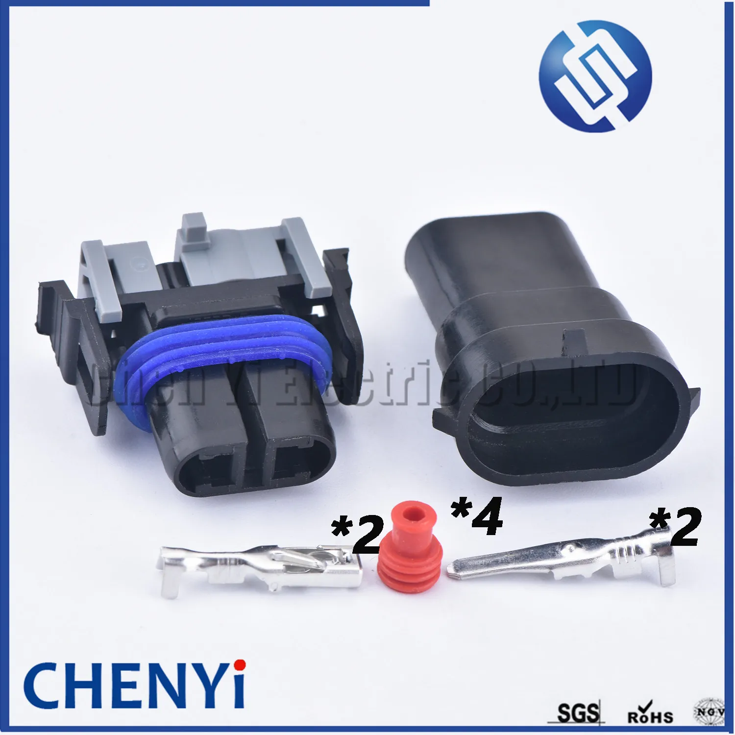 1 set 2 Pin male or female Car Headlight Fog Lamp Holder Connector Waterproof plug H11 H8 H9 HB3 Light bulb Socket MG652520-2
