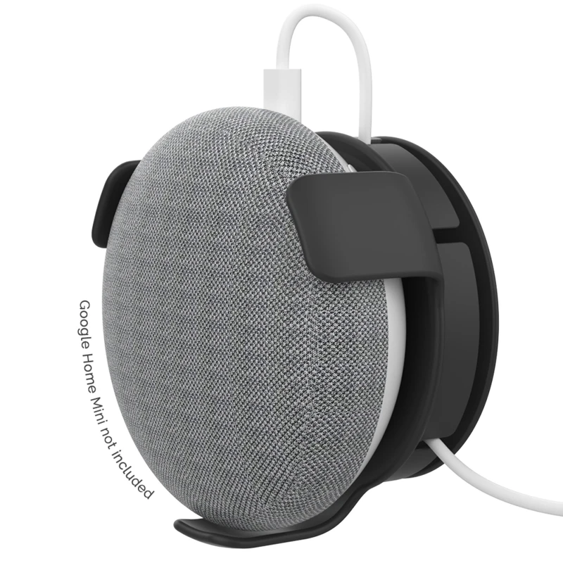 

2022 New No Dropping Wall-mounting with Cable Management for google Home Mini Speaker