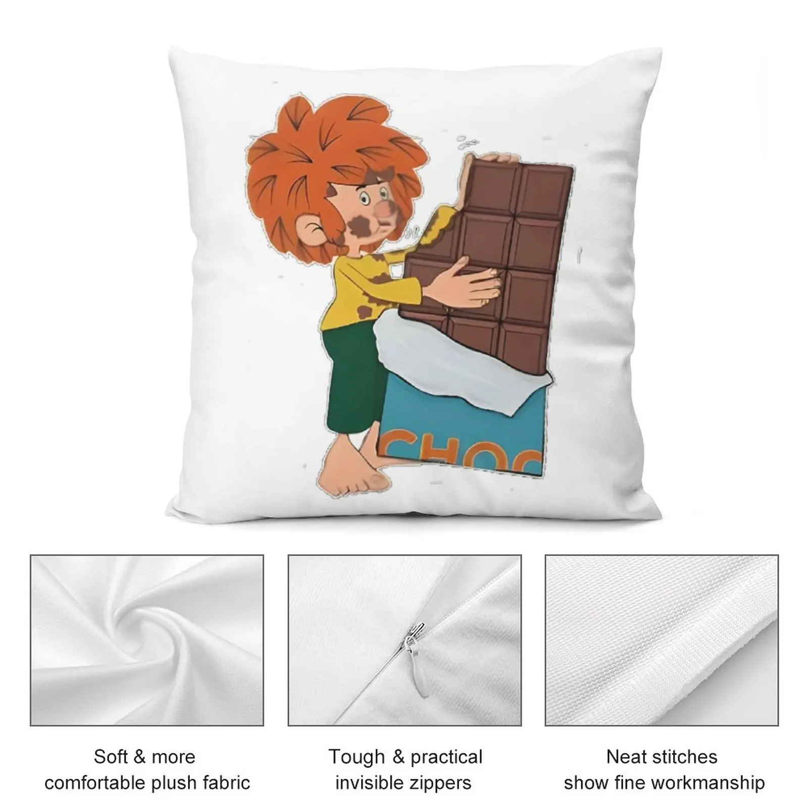 Pumuckl isst Sch Fisk Декоративная подушка аниме девушка Наволочки Подушки для кровати