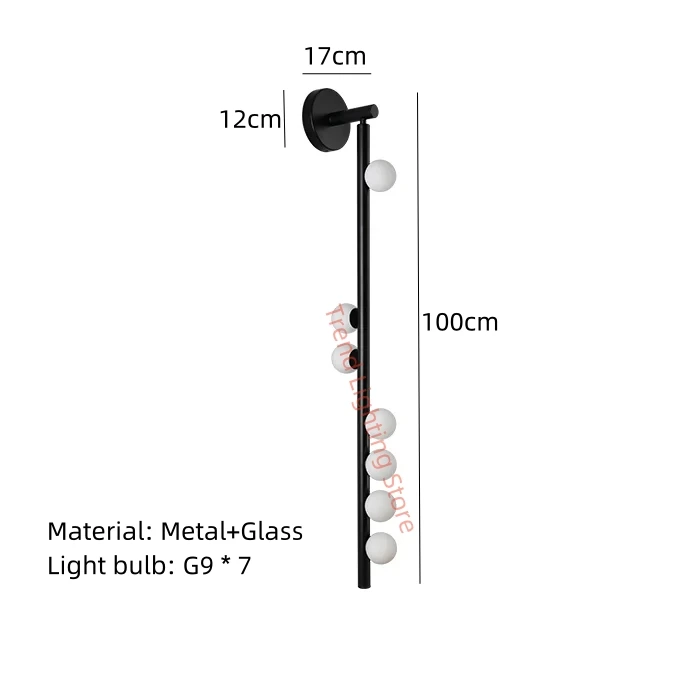 

Настенный светильник IWP белый стекло золото черный металл G9