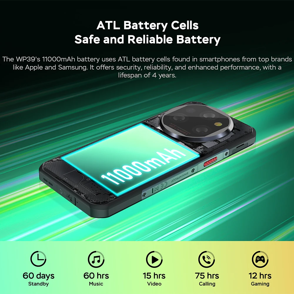 Смартфон Oukitel WP39 6/256ГБ global