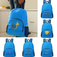 lightweight packable backpack foldable ultralight outdoor folding backpack bride print travel sports daypack bag for men women