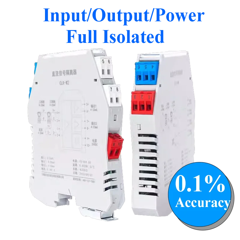 Изолятор сигнала постоянного тока 0 10 в 4 20 мА 0.1% точность 24 В Аналоговый