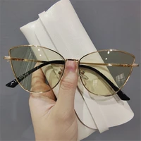 2022 hot fashion oversized vintage cat eye sunglasses women trending summer driving eyewear shades uv400 for lady