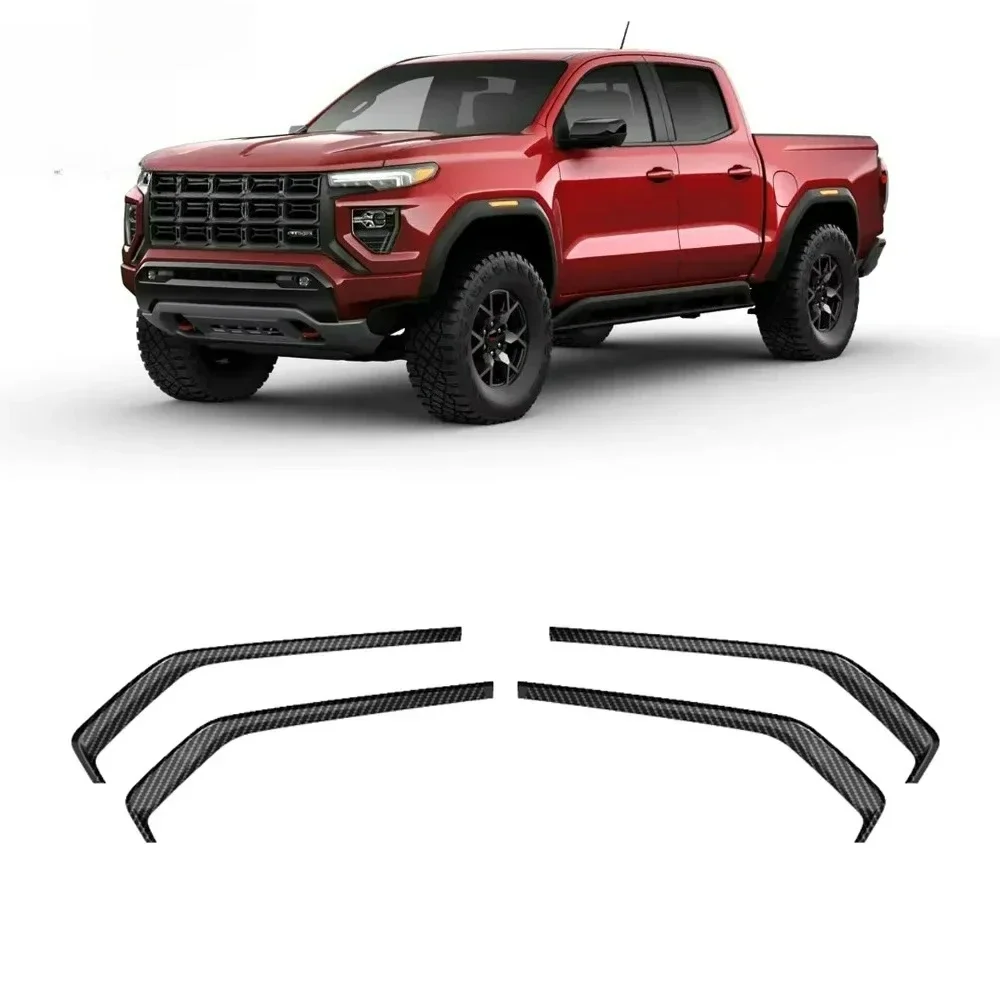 Фото Для GMC Canyon 2023-2024: декоративная накладка на внутреннюю дверную панель, аксессуар для кузовного обвеса, товары для украшения салона автомобиля. №4