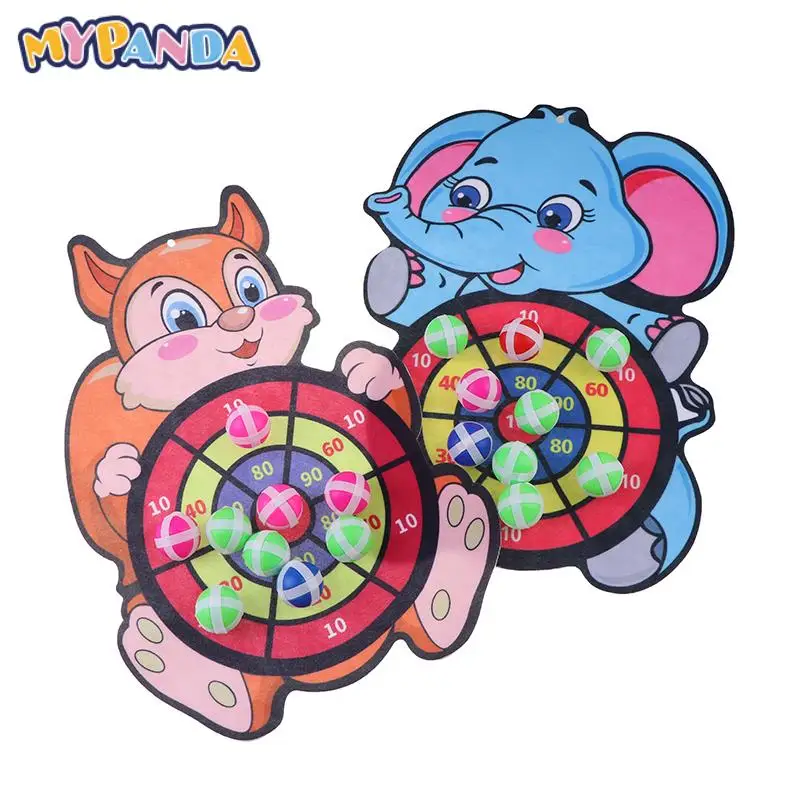 

1set 3/6/9 Ball Montessori Shooting Target Sports Game Toys For Children Outdoor Toy Child Garden Indoor Ball Boys Gifts