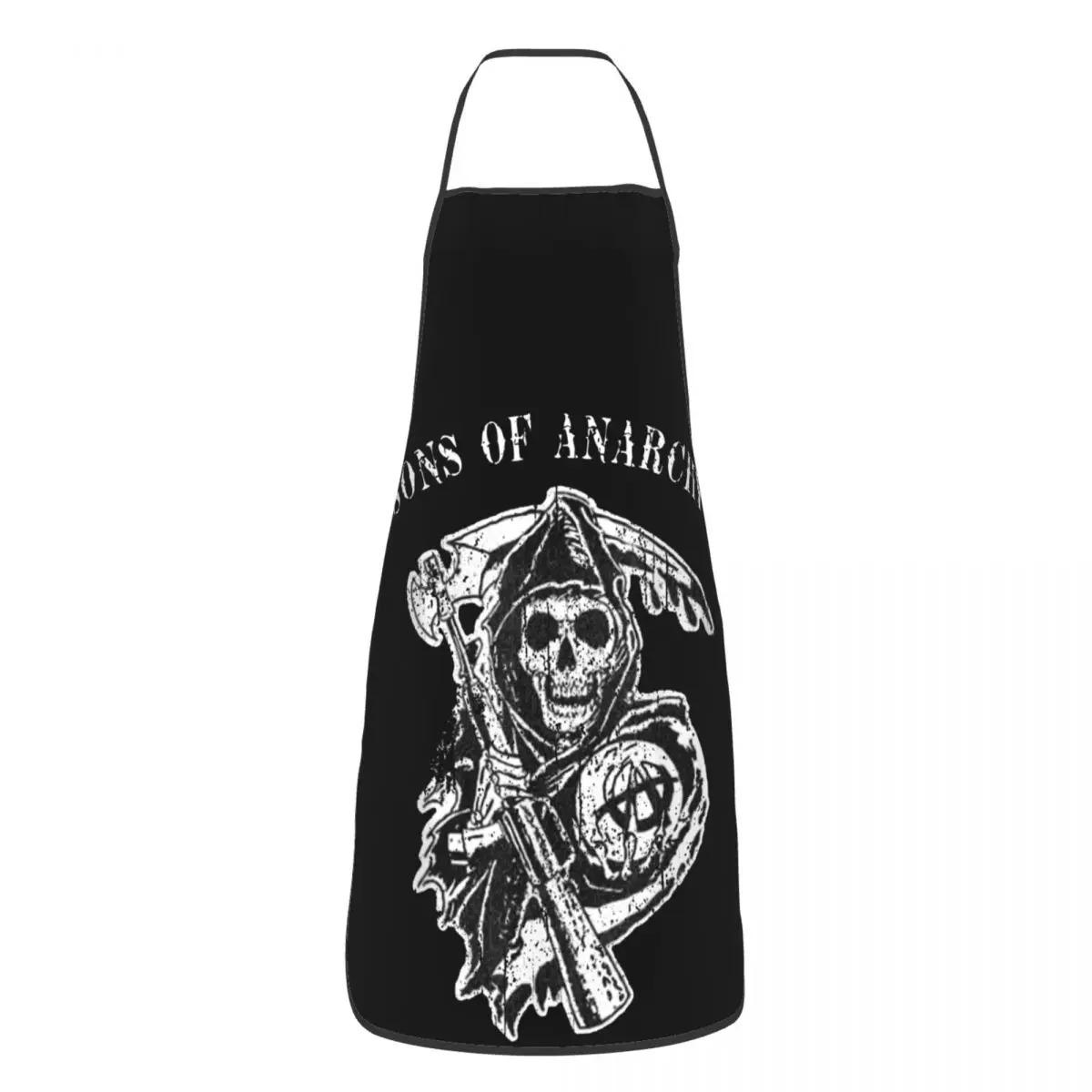 

Sons Of Anarchy Polyester Apron The TV Series Cuisine Grill Baking Bib Tablier Home Cleaning Gardening Pinafore for Chef Barista