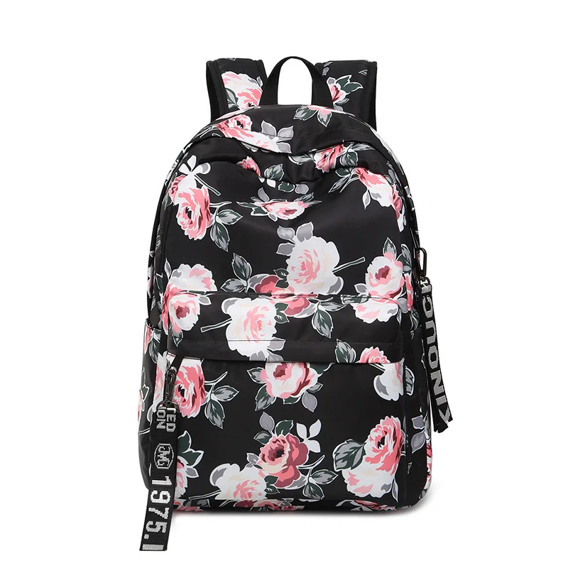 Chinese Style Floral School Backpack Flowers Backpacks for Teenage Girls School Bags Laptop Computer Bag Schoolbag Gift