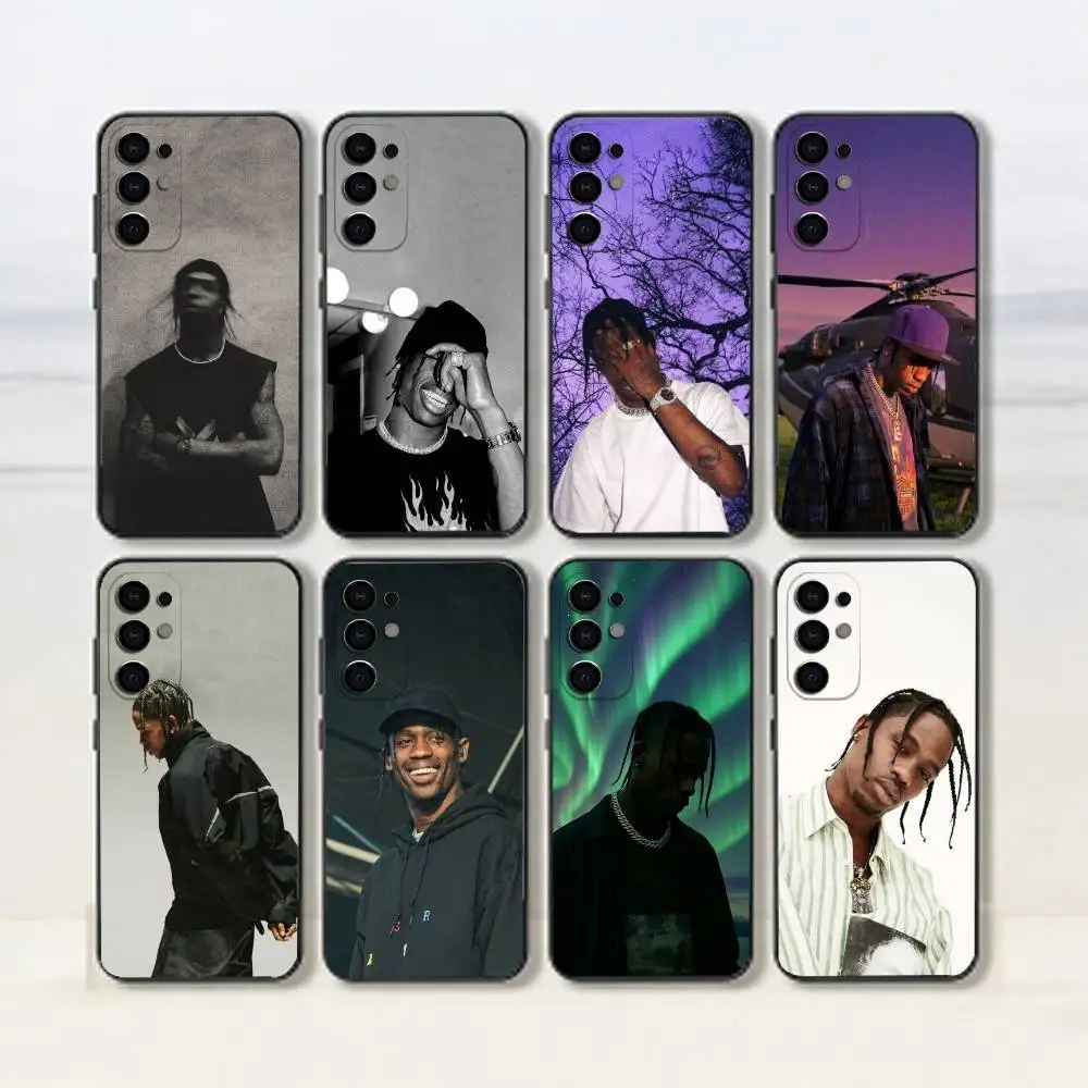 Фото Чехол для телефона T-T-travis S-Scott-Rapper-Music для Samsung S25, S24, S21, S22, S23, S30, Ultra, S20, Plus, Fe, Lite, Note, 10, черный №1