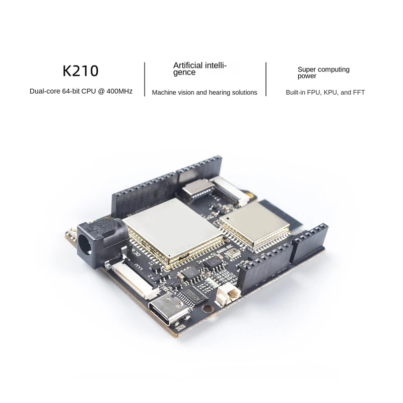 HOT-For Maix Duino K210 RISC-V AI+LOT ESP32 AI Development Board Kit With 2.4 Inch Display+G4.4 Camera RISC-V 64Bit AI Board