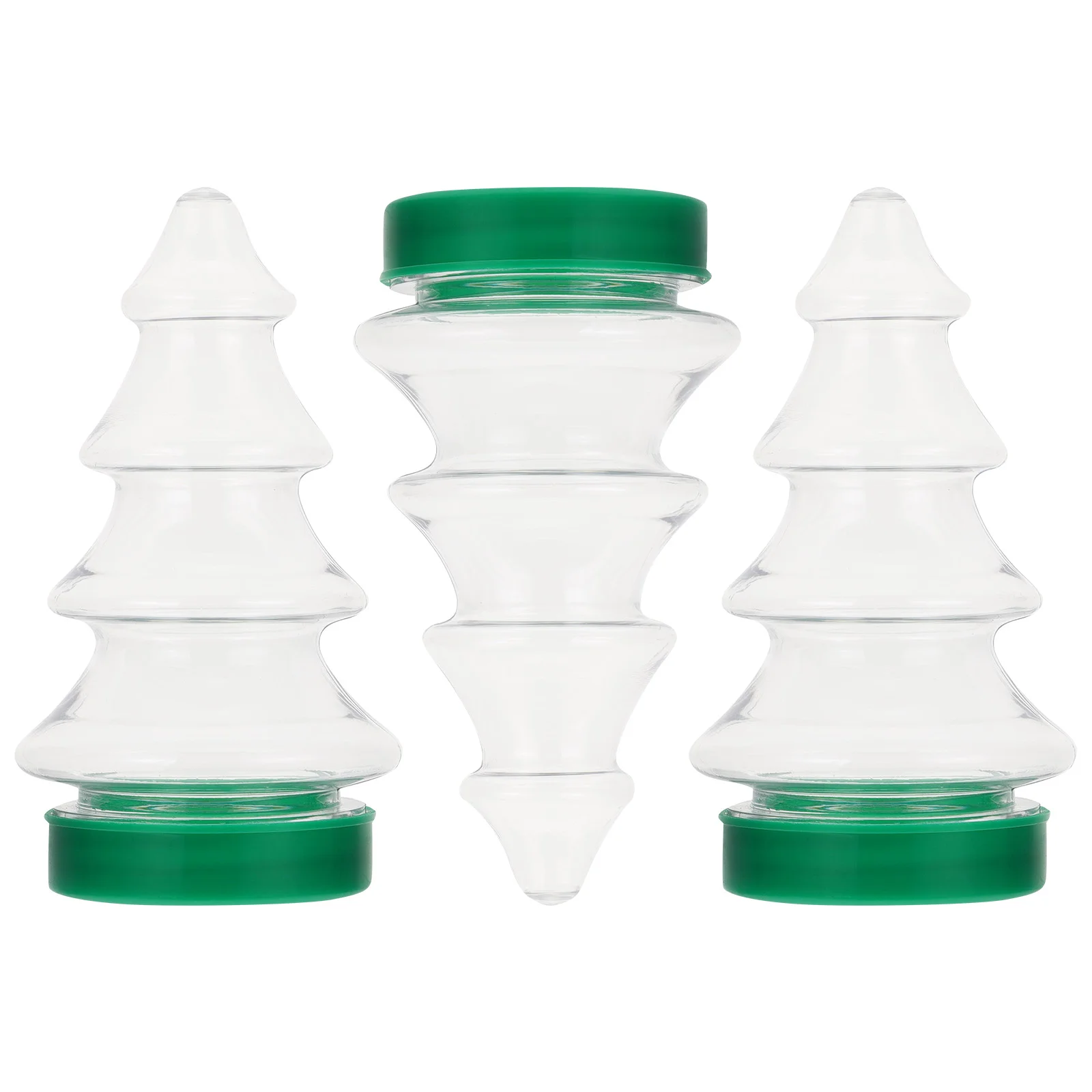 

Candy Christmas Jars Jar Tree Cookie Bottlewith Bottles Lids Holderbox Containers Fillable Holiday Ornaments Storage Clear